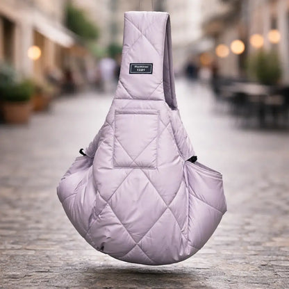 Dog Carrier Sling | Hands-Free & Warm for Small Dogs