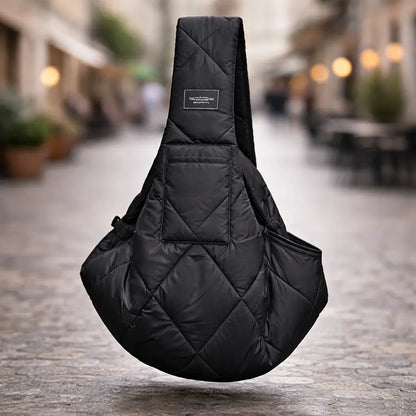 Dog Carrier Sling | Hands-Free & Warm for Small Dogs