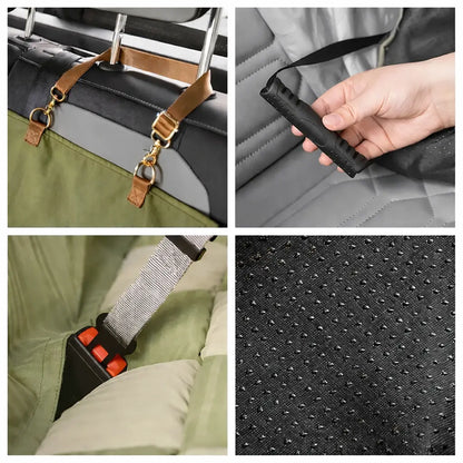 Car Seat Cover for Dogs Back Seat | Waterproof & Padded