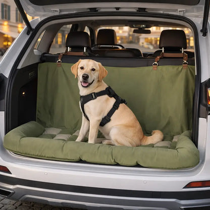 Car Seat Cover for Dogs Back Seat | Waterproof & Padded