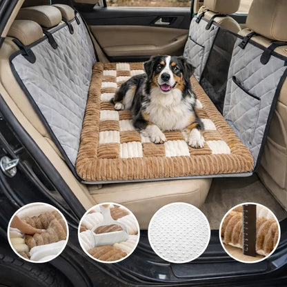 Hundematte Auto Rücksitz | Waschbares Hundebett Anti-Rutsch