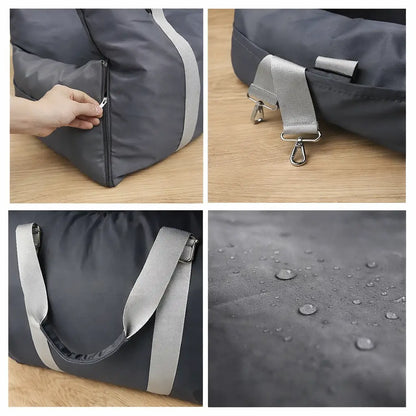 Siège auto portable pour chien | Lit de voyage étanche avec harnais
