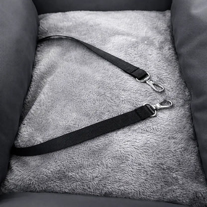 Siège auto portable pour chien | Lit de voyage étanche avec harnais