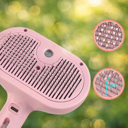 Cat Brush | Steam Brush for Cats Against Hair & Knots