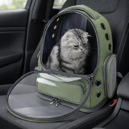 Katzen Rucksack Transporttasche | Atmungsaktiver Katzenrucksack Reise