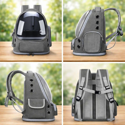Katzen Rucksack Transporttasche | Atmungsaktiver Katzenrucksack Reise