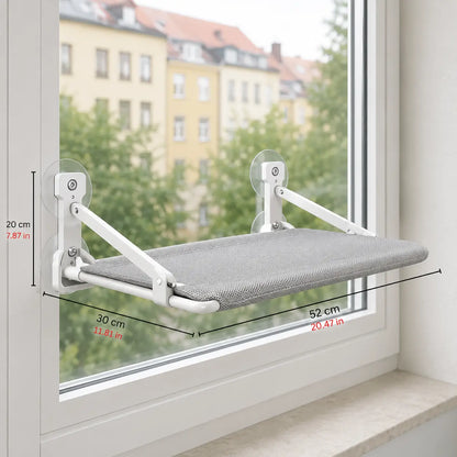 Cat Hammock Window | Foldable Window Lounger with Suction Cup