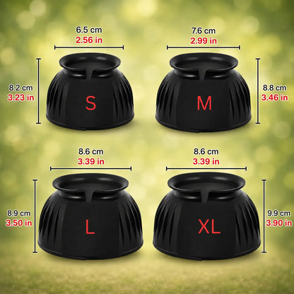 Horse Hoof Bells Rubber | Shock-Absorbing Hoof Protection for Equestrian Sports