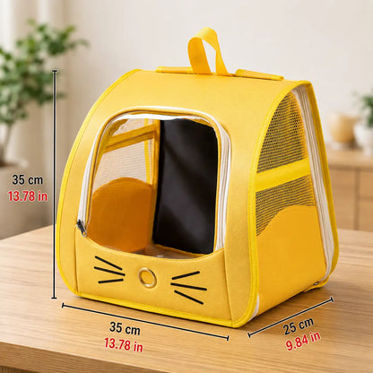 Cat Backpack Carrier | Foldable Cat Backpack Mesh