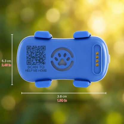 GPS Tracker Cat | Real-Time Tracking with App & QR Code Finder