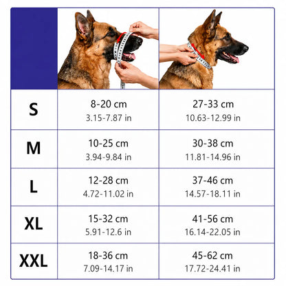 Muselière en nylon pour chien | Réglable, sûre & confortable
