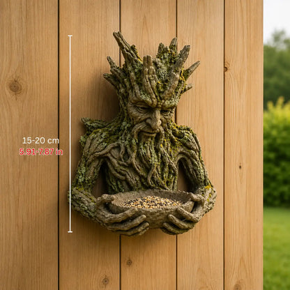 Tree Face Bird Feed Station | Weatherproof & Decorative