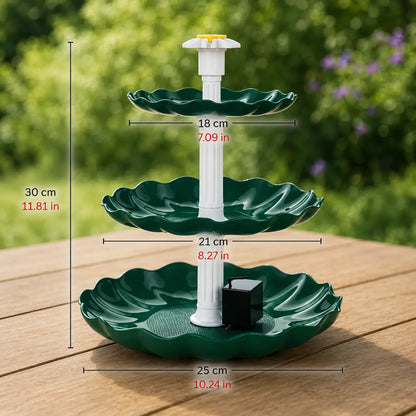 Solar Fountain 3.5W | 3-level Bird Bath