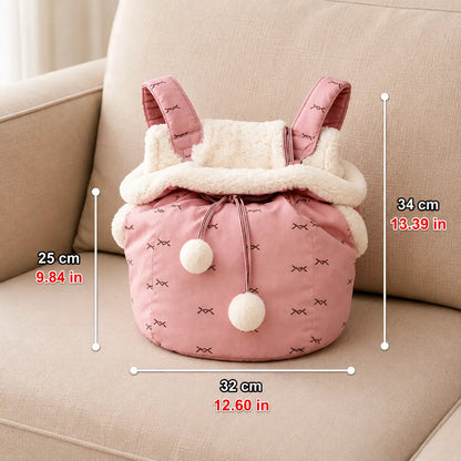 Cat Carrier Winter | Warm & Soft for On-the-Go