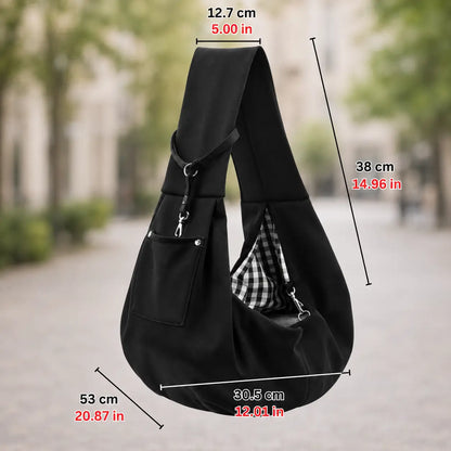 Hundetragetasche Sling | Freihändig & Sicher für kleine Hunde