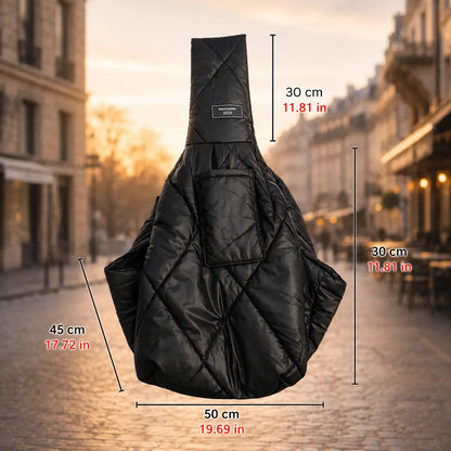 Dog Carrier Sling | Hands-Free & Warm for Small Dogs
