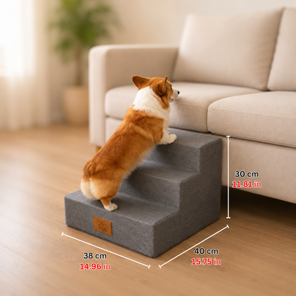 Hundetreppe & Hunderampe aus Schaumstoff | Rutschfest & Waschbar