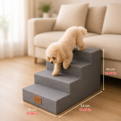 Hundetreppe & Hunderampe aus Schaumstoff | Rutschfest & Waschbar
