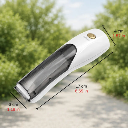 Tondeuse silencieuse pour chien avec aspiration | Sans fil pour toilettage canin