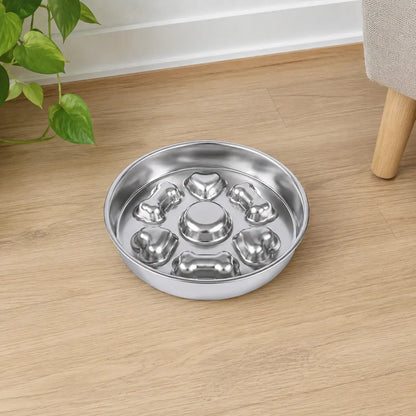 FressBremse – The non-slip anti-choking bowl for dogs made of stainless steel