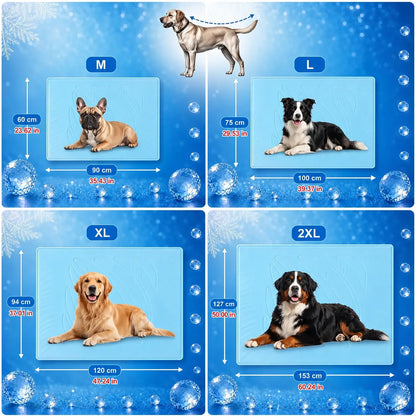 Cooling Dog Blanket | Summer Cooling Mat & Breathable