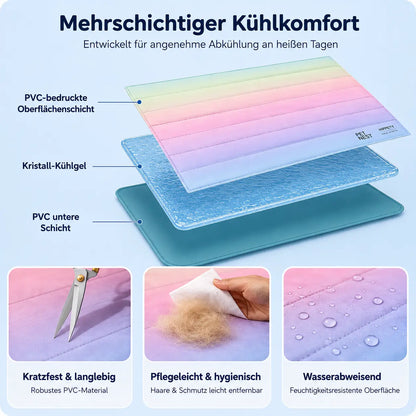 Cooling mat for dogs | Self-cooling, cooling gel & easy to care for