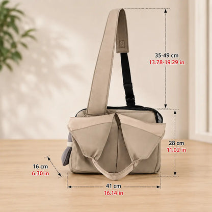 Dog Carrier Bag | Comfortable & Safe Shoulder Bag for On the Go