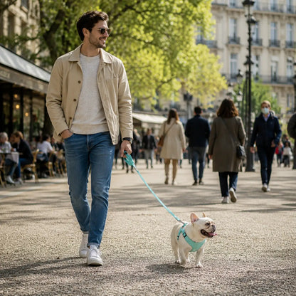 Dog harness with leash | adjustable, lightweight & safe