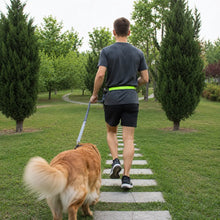 Dog leash with running belt | Hands-free system for walking & jogging
