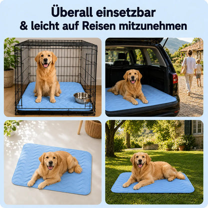 Tapis rafraîchissant pour chien lavable | Refroidissement immédiat & antidérapant