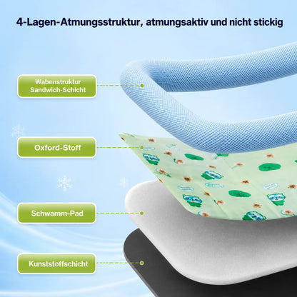 Cooling Dog Bed Summer | Breathable Cooling Mat Non-Slip
