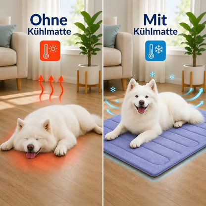 Kühlmatte Hund | Atmungsaktiv, Waschbar & Komfortabel