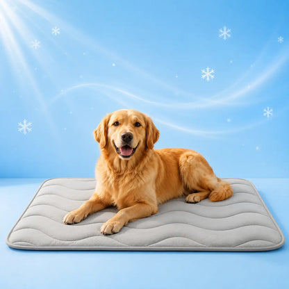 Couverture rafraîchissante pour chien | Lavable, respirante et légère