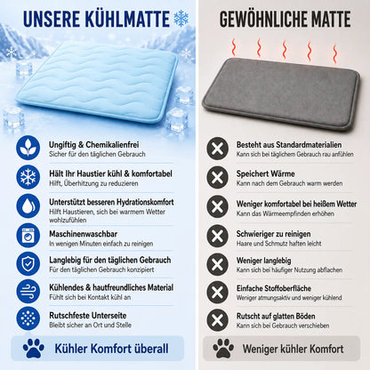Couverture rafraîchissante pour chien | Lavable, respirante et légère