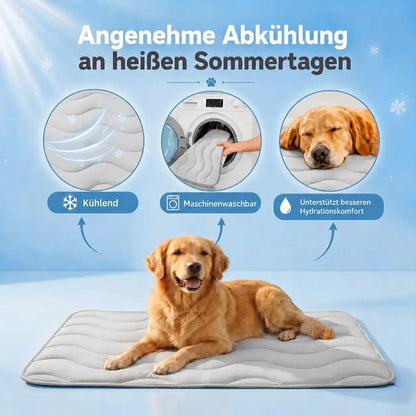 Couverture rafraîchissante pour chien | Lavable, respirante et légère