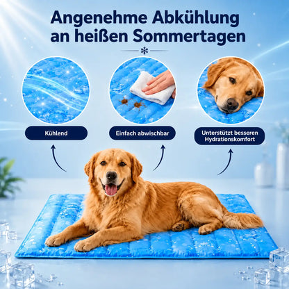 Kühlmatte für Hunde | Selbstkühlend, Faltbar & Wasserdicht