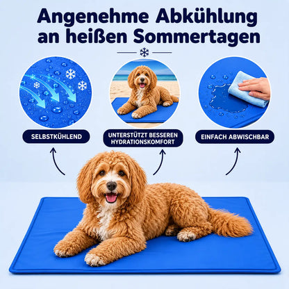 Hunde kühlmatte | Selbstkühlend, Wasserdicht & Pflegeleicht