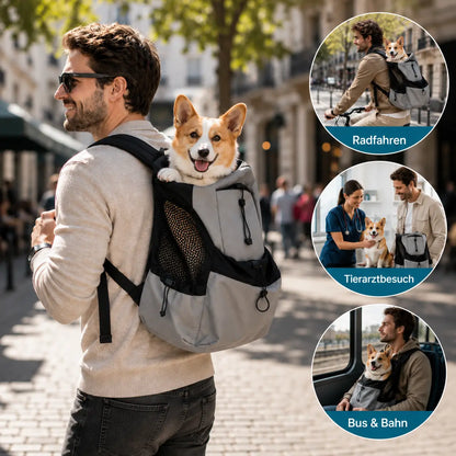 Dog Carrier Bag | Ergonomic & Comfortable Backpack for On the Go