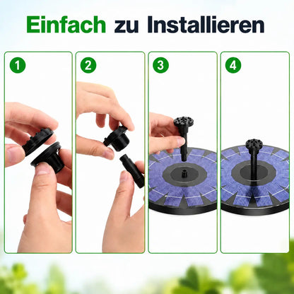 Solar Fountain for Birdbath | 3.5 W with 6 Nozzles