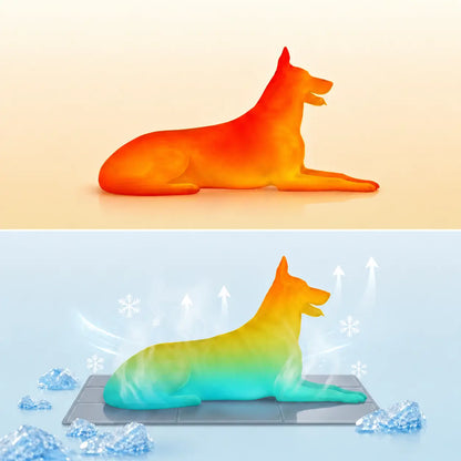 Cooling Mat for Dogs Self-Cooling | Foldable & Waterproof