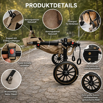 Adjustable Dog Cart for Hind Legs | Mobility Aid