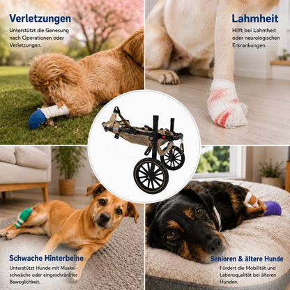 Adjustable Dog Cart for Hind Legs | Mobility Aid