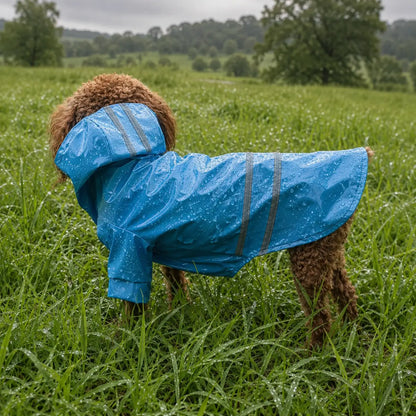 Dog coat waterproof & reflective | lightweight raincoat