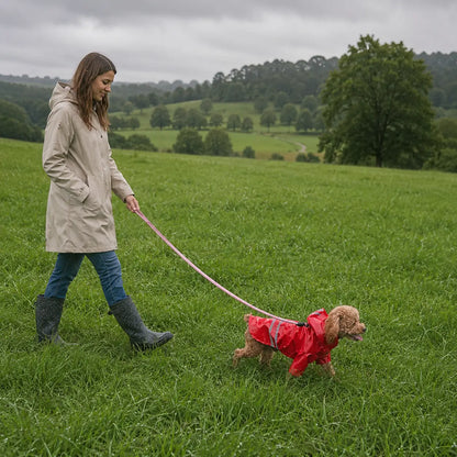 Dog coat waterproof & reflective | lightweight raincoat