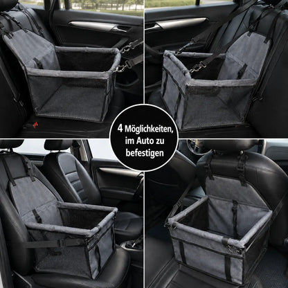 Dog Car Seat Elevated | Safe & Comfortable Travel Seat for Small Dogs