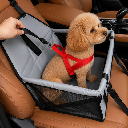 Dog Car Seat Elevated | Safe & Comfortable Travel Seat for Small Dogs