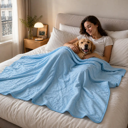 Cooling Dog Blanket | Summer Cooling Mat & Breathable