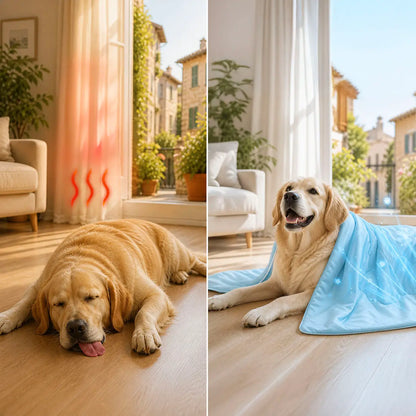 Cooling Dog Blanket | Summer Cooling Mat & Breathable