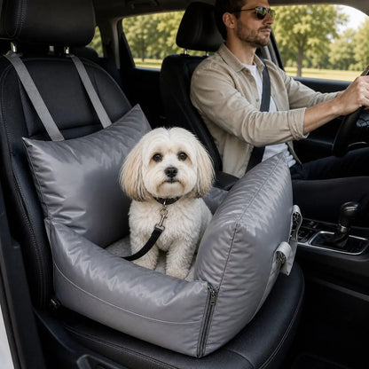 Luxury Dog Car Seat | Comfortable & Safe Travel Seat for Dogs