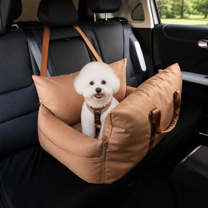 Luxury Dog Car Seat | Comfortable & Safe Travel Seat for Dogs